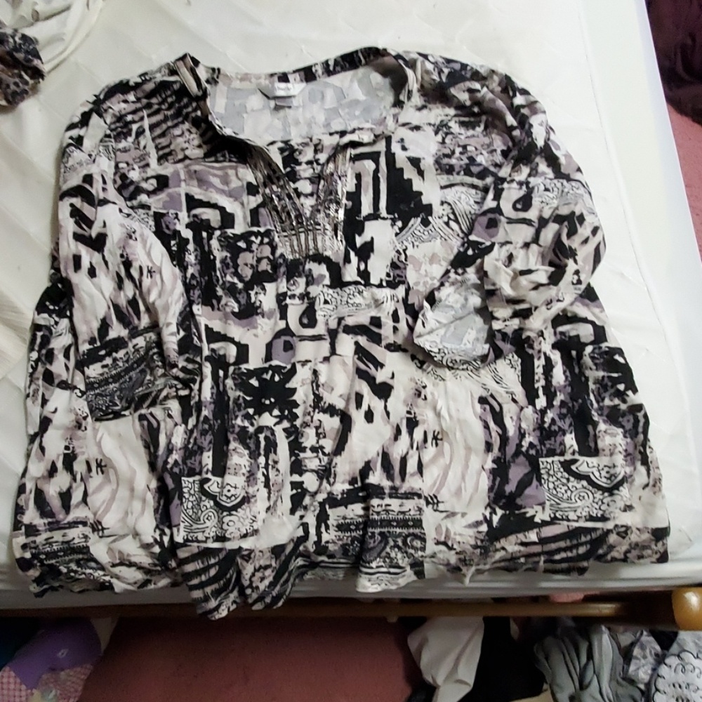 3/4 sleeve blouse